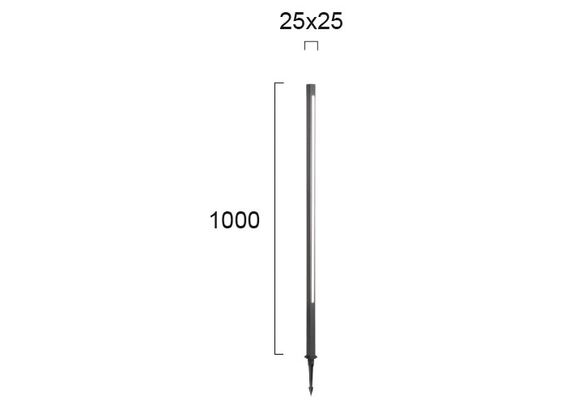 LED Градински стълб LIAM 4262400 Viokef 15W 3000K | Osvetlenieto.bg