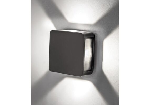 LED Фасаден аплик ZAMBELIS E197 OUTDOOR SCONCE GRAPHITE 4.2W 3000K | Osvetlenieto.bg