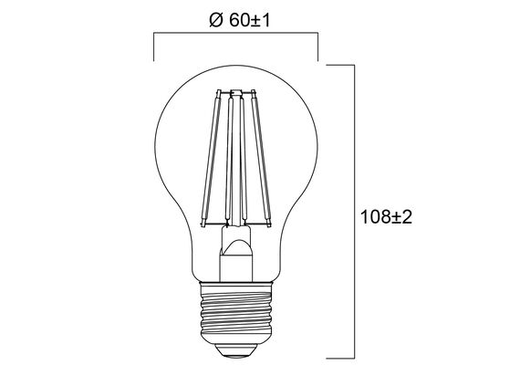 LED крушка Sylvania 8W E27 2700K 1055lm | Osvetlenieto.bg