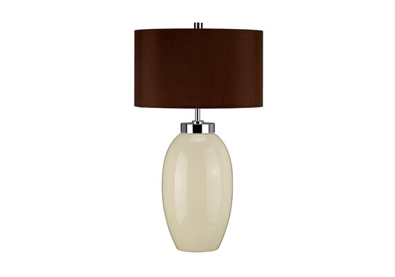 Настолна лампа Victor 1 Light Small Cream Elstead Lighting | Osvetlenieto.bg