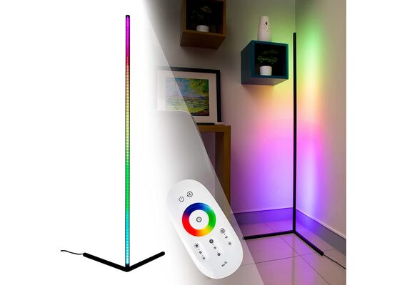 LED RGB+W стояща лампа с дистанционно 20W 140cm | Osvetlenieto.bg