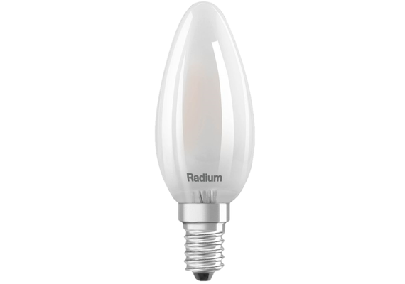 E14 4.8W 2700K Radium LED крушка Filament Матова Димируема 470lm B35 | Osvetlenieto.bg