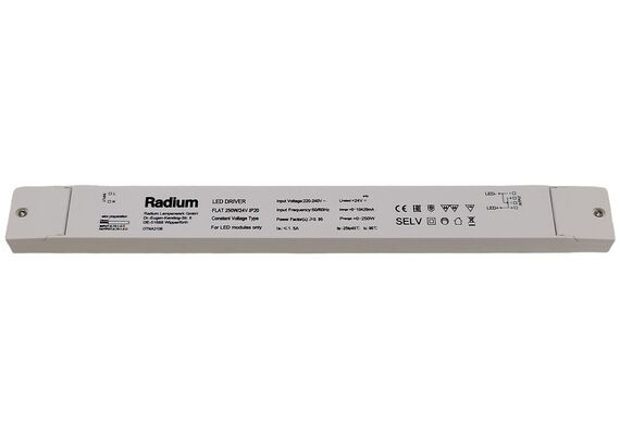 LED захранване RADIUM 250W 24V IP20 | Osvetlenieto.bg