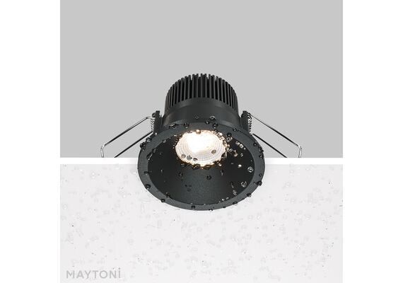 LED Луна за баня за вграждане Zoom DL034-01-06W4K-B Maytoni 6W 4000K IP65 | Osvetlenieto.bg