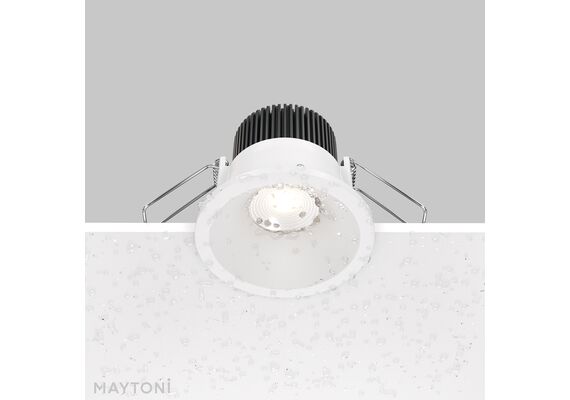 LED Луна за баня за вграждане Zoom DL034-01-06W4K-W Maytoni 6W 4000K IP65 | Osvetlenieto.bg