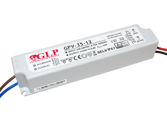 LED захранване 35W 12V GLP IP67 GPV-35-12 | Osvetlenieto.bg