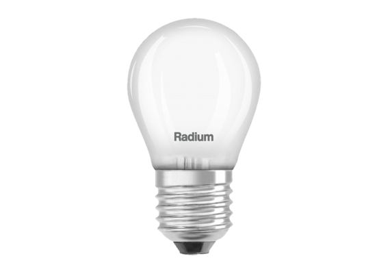 E27 4.2W 4000K Radium LED крушка Filament Матова 470lm P45 Mini-Ball | Osvetlenieto.bg
