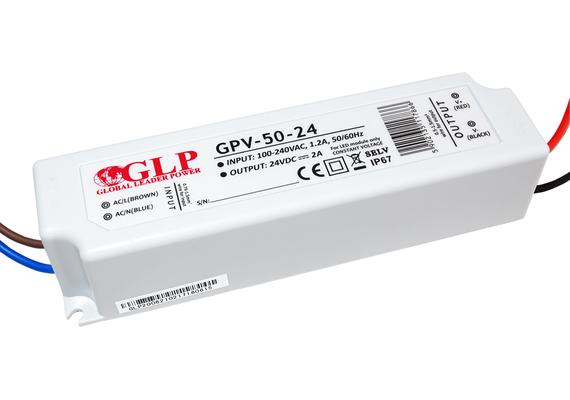 LED захранване 50W 24V GLP IP67 GPV-50-24 | Osvetlenieto.bg