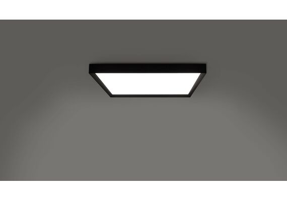 LED плафон ARIS квадрат черен мат 36W 40х40cm 3000К/4000К/6000К CCT | Osvetlenieto.bg