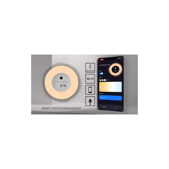 Bluetooth LED Ъглов осветител за магнитна шина Exility-thin TR042-4-24W3K-WW-DS-1 Maytoni 24W 3000K-6000K