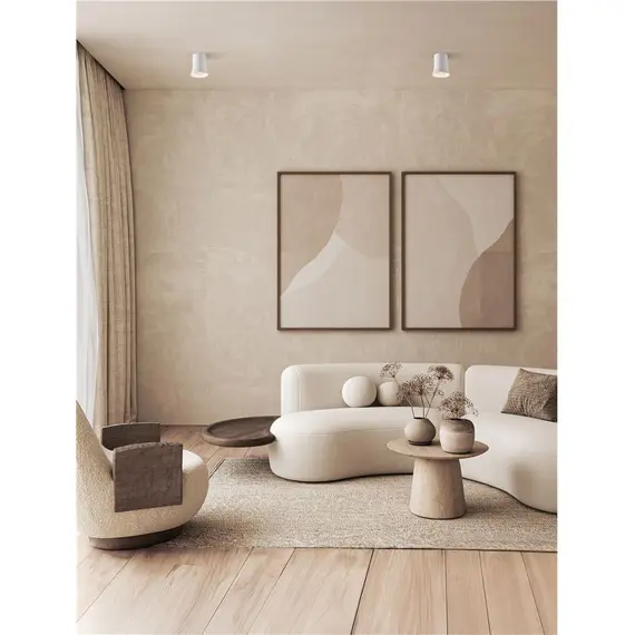 Гипсова луна PELIA 9919110 NovaLuce 1xGU10 | Osvetlenieto.bg