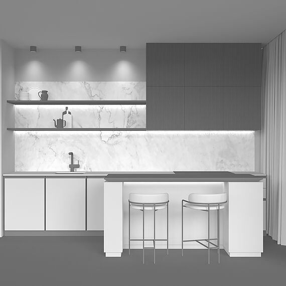 LED Луна за открит монтаж Alfa LED C064CL-01-15W4K-RD-B Maytoni 15W 4000K | Osvetlenieto.bg