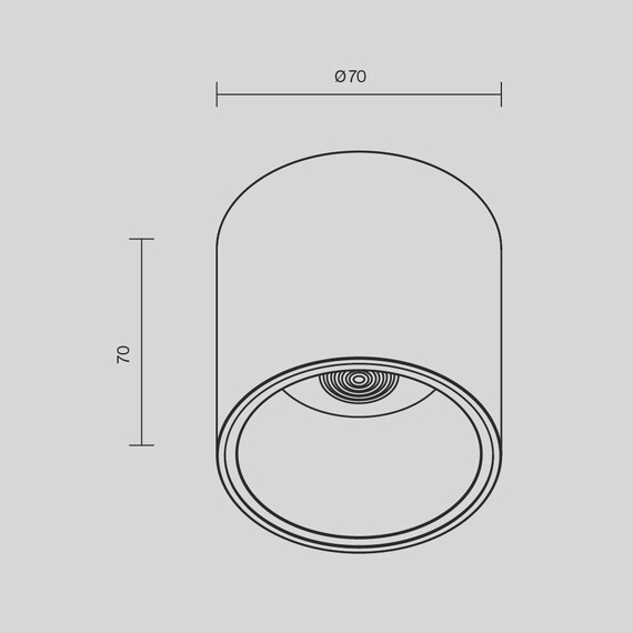 LED Луна за открит монтаж Alfa LED C064CL-L12B4K Maytoni 12W 4000K | Osvetlenieto.bg