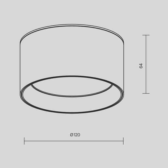 LED Луна за открит монтаж Vega C089CL-12W3K-W Maytoni 12W 3000K | Osvetlenieto.bg