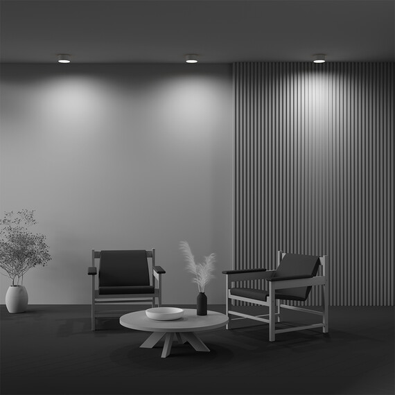 LED Плафон Zon C032CL-12W3K-RD-MG Maytoni 12W 3000K | Osvetlenieto.bg