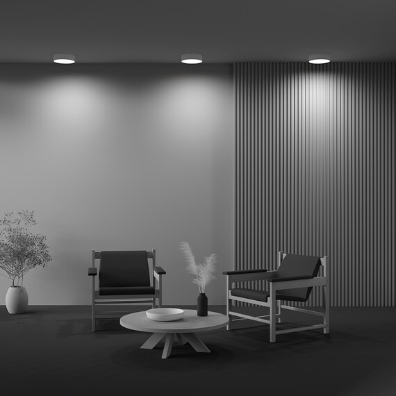 LED Плафон Zon C032CL-24W3K-RD-W Maytoni 24W 3000K | Osvetlenieto.bg