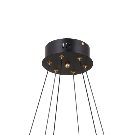 LED Полилей Alani PND-34375-6-BK Italux 32W 3000K | Osvetlenieto.bg