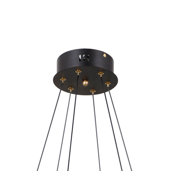 LED Полилей Alani PND-34375-6-BK Italux 32W 3000K | Osvetlenieto.bg