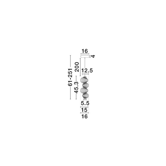 LED Полилей LEDA 9009185 NovaLuce 15W 3000K | Osvetlenieto.bg