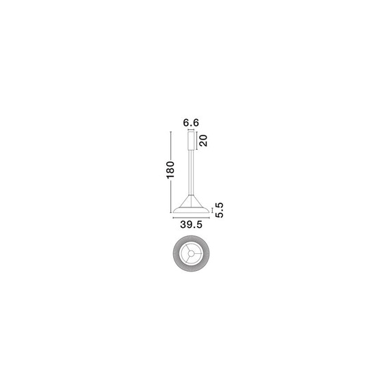 LED Полилей MANTLE 9030109 NovaLuce 22W 3000K | Osvetlenieto.bg