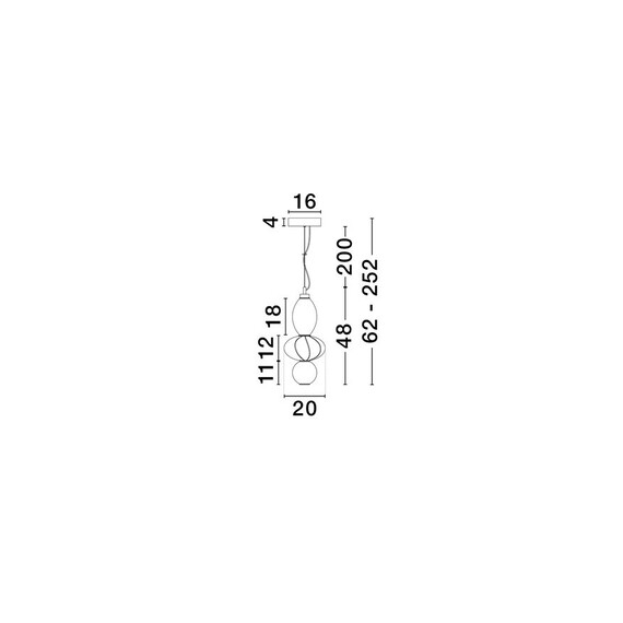 LED Полилей ONETA 9009156 NovaLuce 18W 3000K | Osvetlenieto.bg