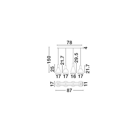 LED Полилей VOI 9236307 NovaLuce 32W 3000K | Osvetlenieto.bg