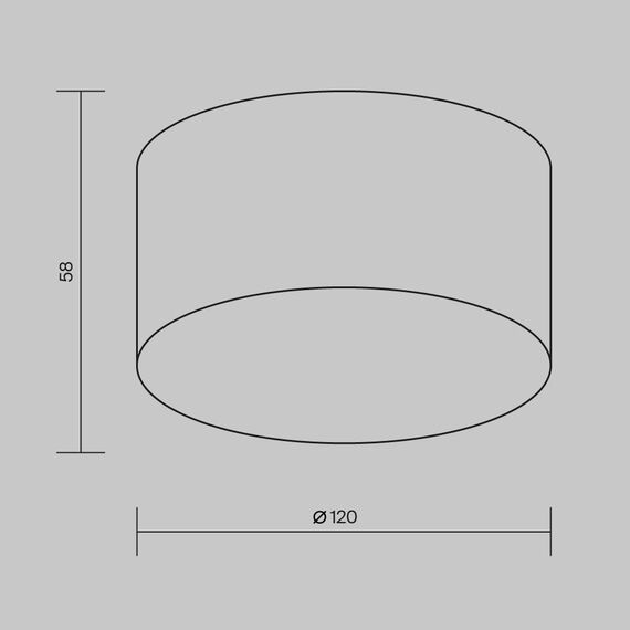 LED Външен плафон Zon IP O430CL-L15W3K Maytoni 15W 3000K IP65 | Osvetlenieto.bg