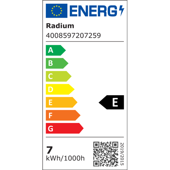 E27 7W 4000K Radium LED крушка Filament Матова 806lm A60 | Osvetlenieto.bg