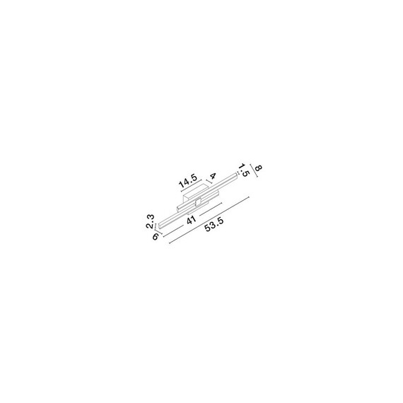 LED Аплик AMICA 9081808 NovaLuce 12W 3000K | Osvetlenieto.bg