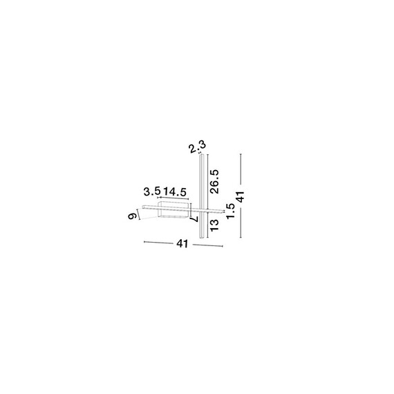 LED Аплик APECHO 9081815 NovaLuce 14W 3200K | Osvetlenieto.bg