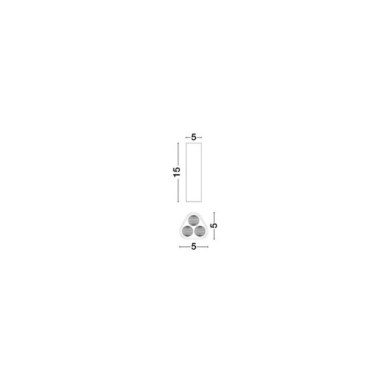 LED Луна за открит монтаж ETHO 9695157 NovaLuce 6W 3000K | Osvetlenieto.bg
