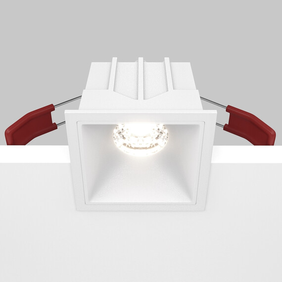 LED Луна за вграждане Alfa LED DL043-01-10W4K-D-SQ-W Maytoni 10W 4000K | Osvetlenieto.bg