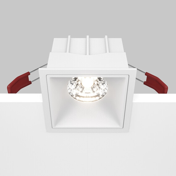 LED Луна за вграждане Alfa LED DL043-01-15W4K-D-SQ-W Maytoni 15W 4000K | Osvetlenieto.bg