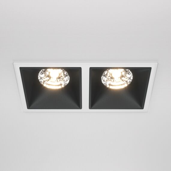 LED Луна за вграждане Alfa LED DL043-02-15W3K-D-SQ-WB Maytoni 2x15W 3000K | Osvetlenieto.bg