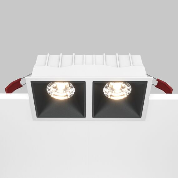 LED Луна за вграждане Alfa LED DL043-02-15W3K-D-SQ-WB Maytoni 2x15W 3000K | Osvetlenieto.bg