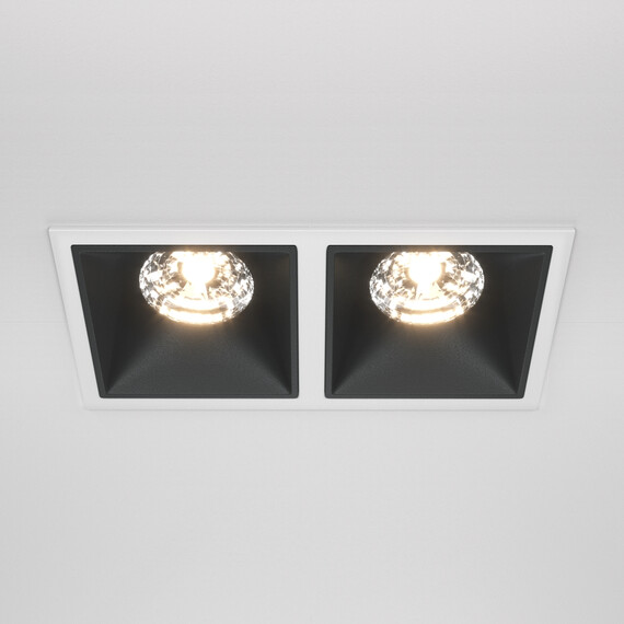 LED Луна за вграждане Alfa LED DL043-02-15W3K-D-SQ-WB Maytoni 2x15W 3000K | Osvetlenieto.bg