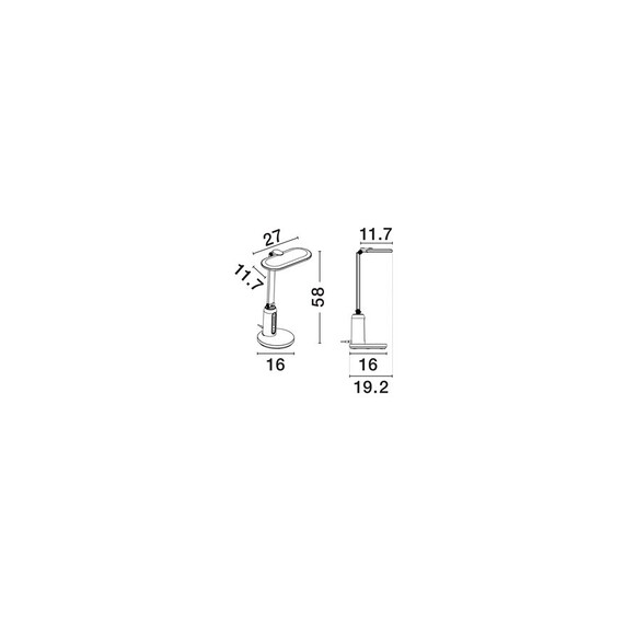 LED Настолна лампа BIOLIGHT 9416977 NovaLuce 19W 4000K | Osvetlenieto.bg