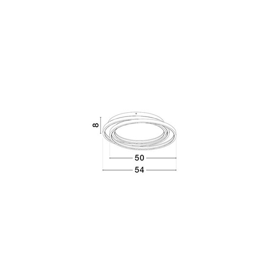 LED Плафон ARBOR 9001096 NovaLuce 33W 3000K | Osvetlenieto.bg