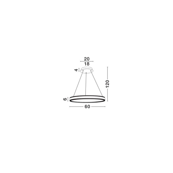 LED Полилей ALARO 9019726 NovaLuce 46W 3000K | Osvetlenieto.bg