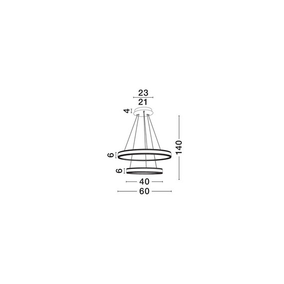 LED Полилей ALARO 9019728 NovaLuce 69W 3000K | Osvetlenieto.bg