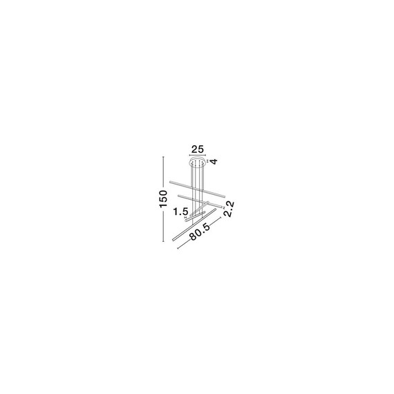 LED Полилей GRATTA 9081805 NovaLuce 49W 3000K | Osvetlenieto.bg