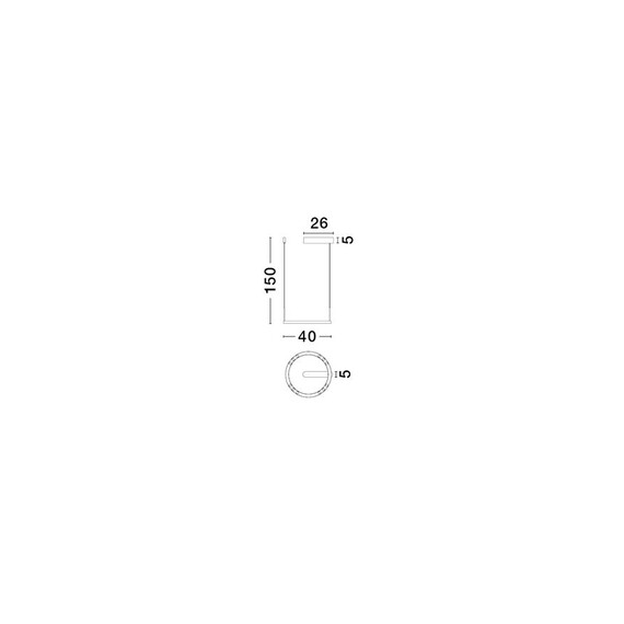 LED Полилей LUNETTE 9030924 NovaLuce 28W 3000K | Osvetlenieto.bg