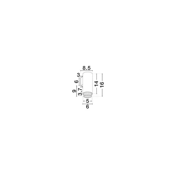 Аплик NESSI 9011404 NovaLuce 1xGU10 | Osvetlenieto.bg