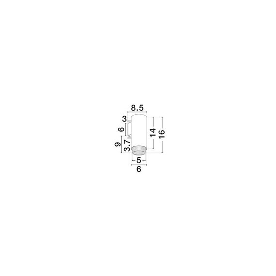 Аплик NESSI 9011405 NovaLuce 1xGU10 | Osvetlenieto.bg