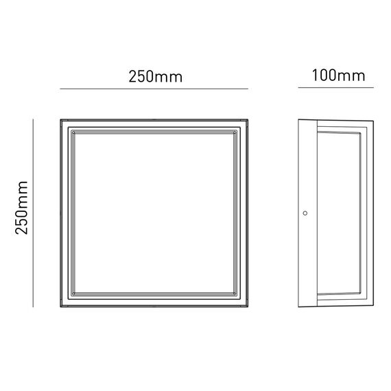 Фасаден плафон LEON2E27G антрацит 2xE27 IP65 | Osvetlenieto.bg