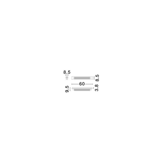 LED Аплик за баня FASKO 9236302 NovaLuce 13W 3000K IP44 | Osvetlenieto.bg