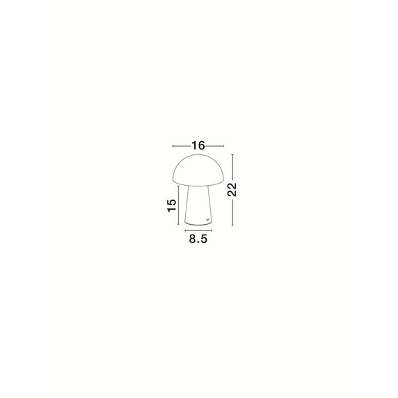 LED Настолна лампа ANDE 9050175 NovaLuce 2W 3000K | Osvetlenieto.bg