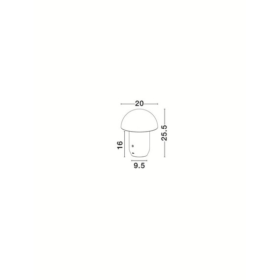 LED Настолна лампа POIS 9050173 NovaLuce 2W 3000K | Osvetlenieto.bg