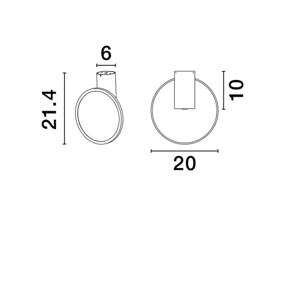 LED Плафон EKEI 9695110 NovaLuce 14W 3000K | Osvetlenieto.bg