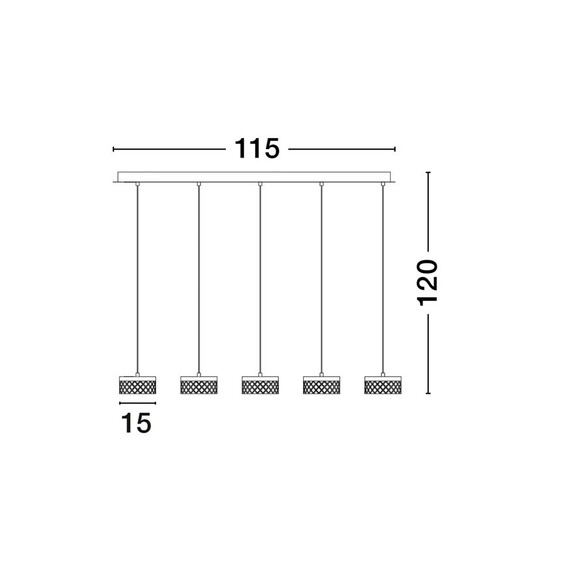 LED Полилей BION 9186943 NovaLuce 32W 3000K | Osvetlenieto.bg